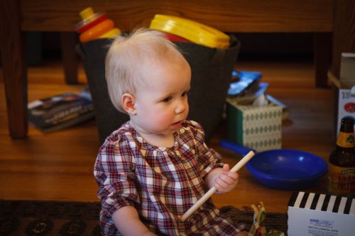 Somebody is going to be a drummer